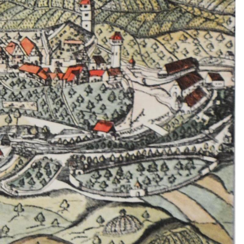 Historische Stadtansicht Reutlingen um 1620