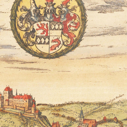 Historical city map  Test product horizontal 3 sizes