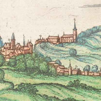 Historical city map  Test product horizontal 3 sizes