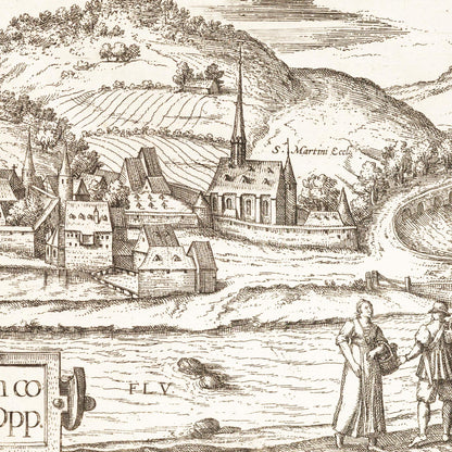 Historical city map  Test product horizontal 3 sizes