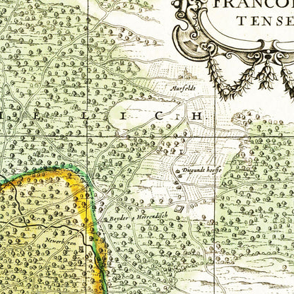 Historical city map  Test product horizontal 3 sizes