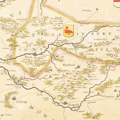 Historical city map  Test product horizontal 3 sizes