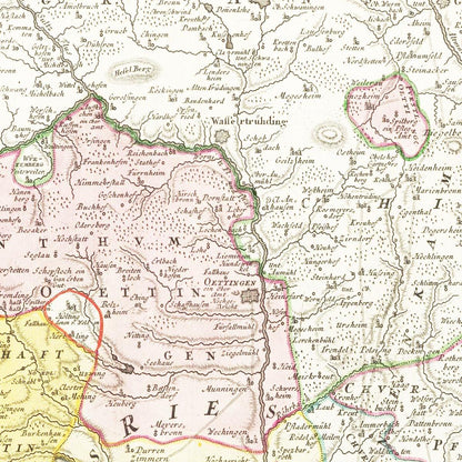 Oettingen um 1744