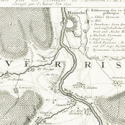 Historical city map  Test product horizontal 3 sizes
