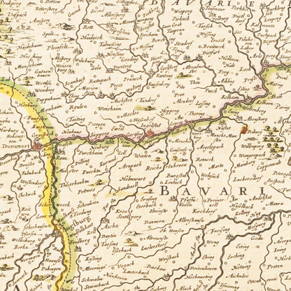 Historical city map  Test product horizontal 3 sizes