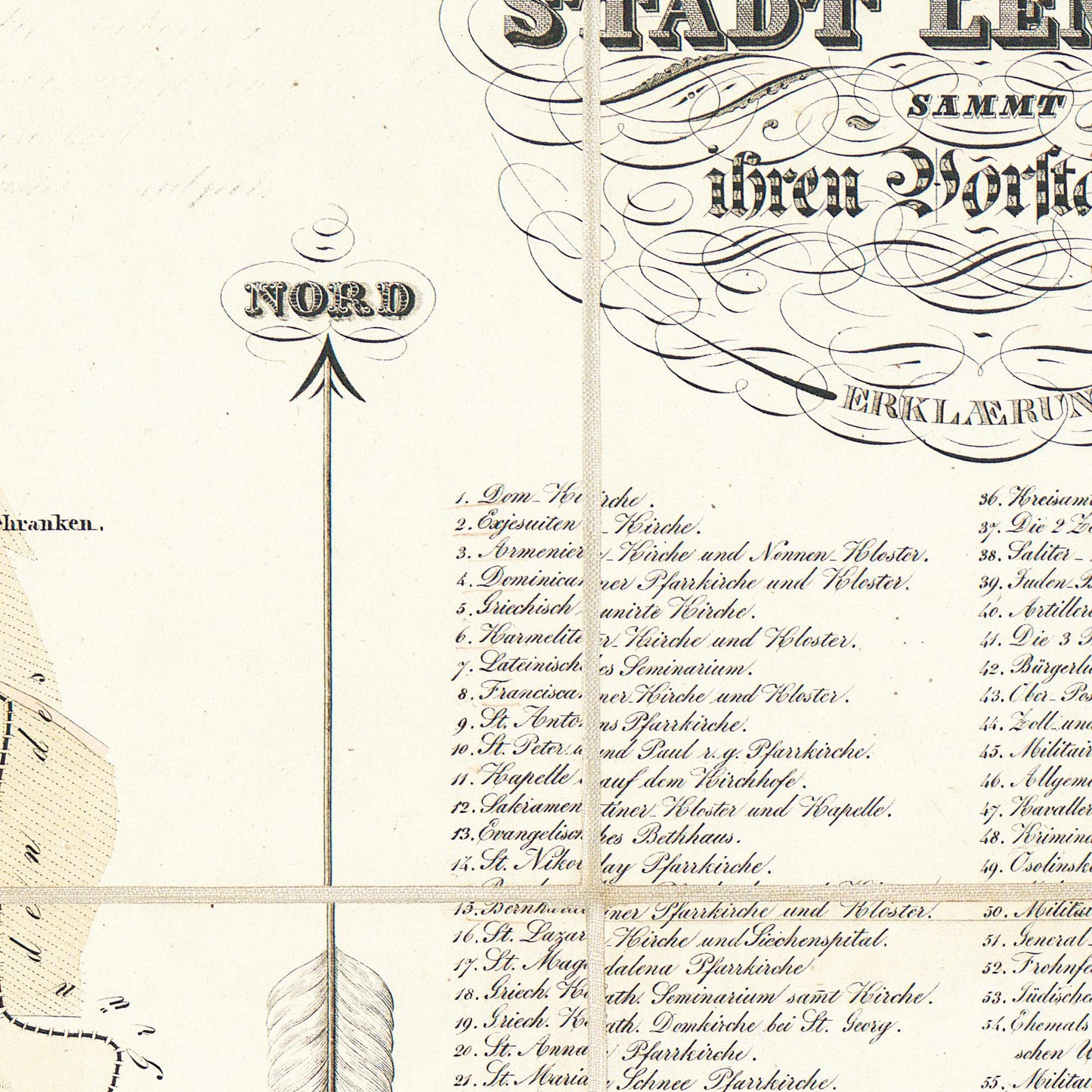 Historical city map  Test product horizontal 3 sizes