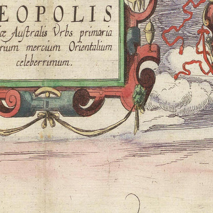 Historical city map  Test product horizontal 3 sizes