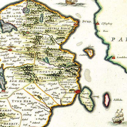 Historical city map  Test product horizontal 3 sizes