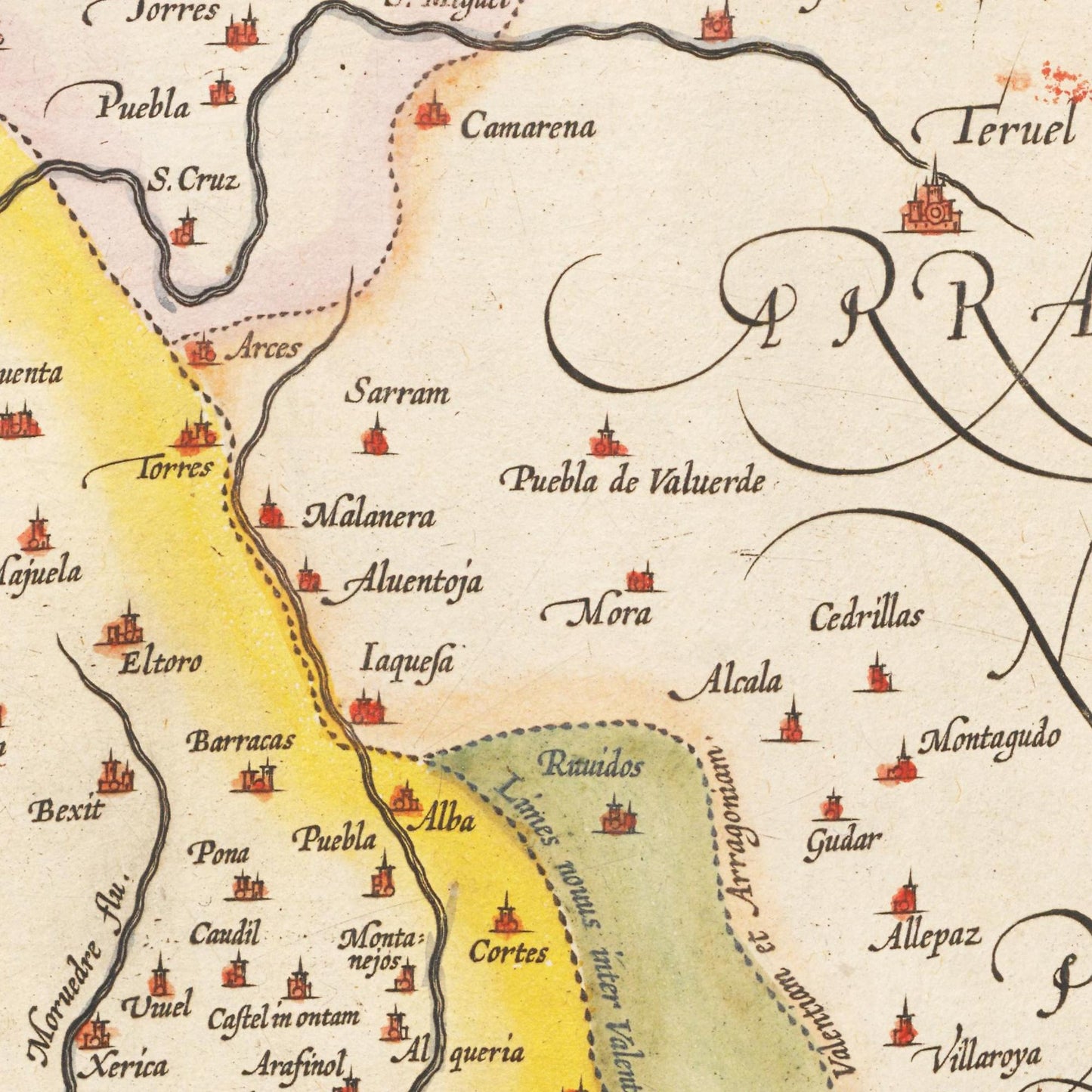 Historical city map  Test product horizontal 3 sizes