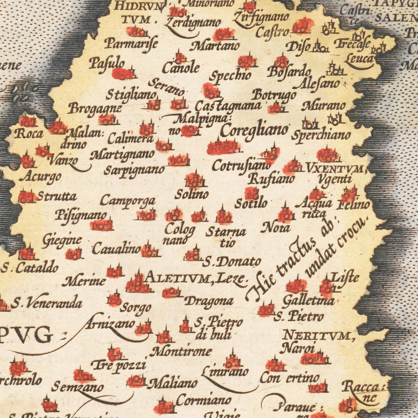 Historical city map  Test product horizontal 3 sizes
