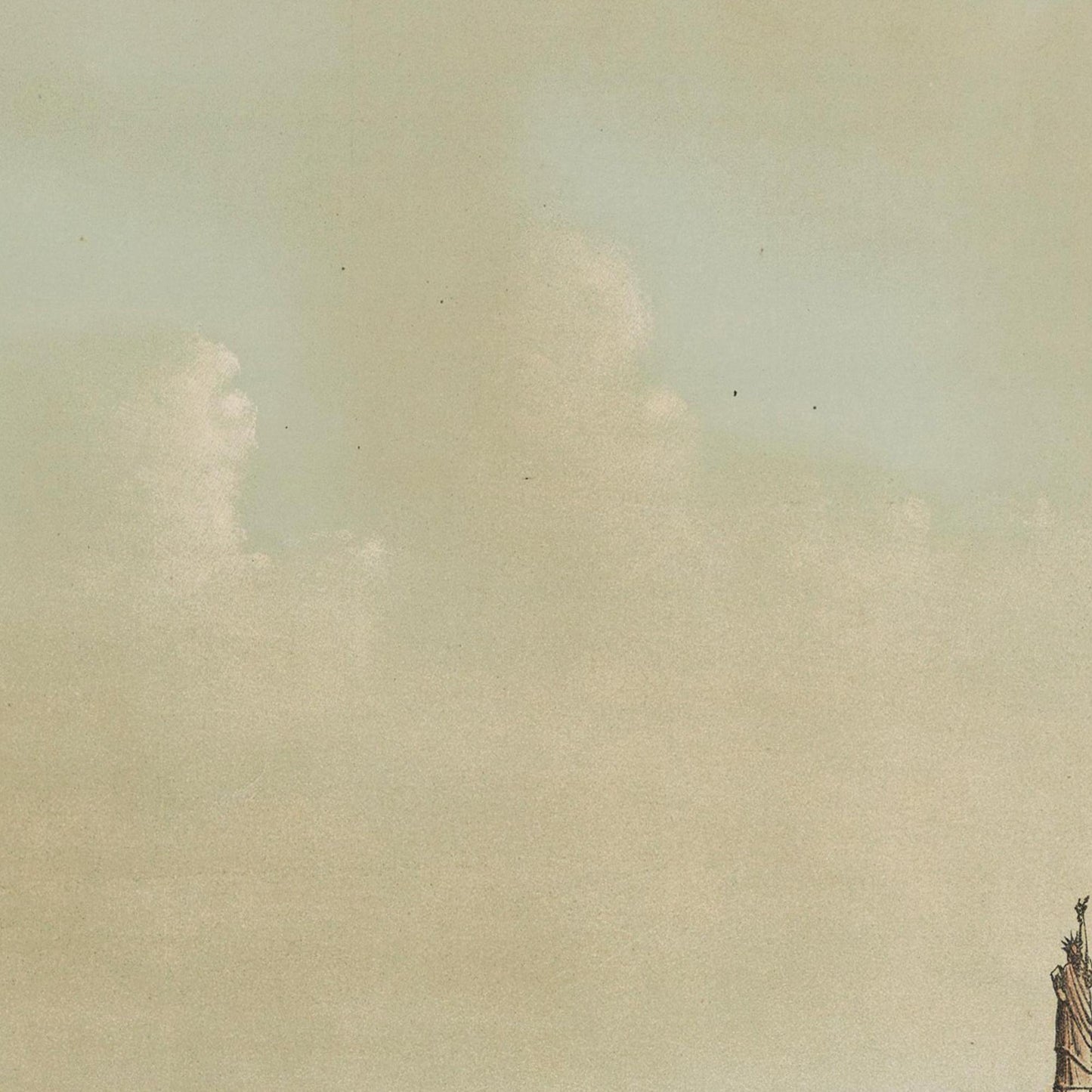 Historische Stadtansicht New York City um 1892