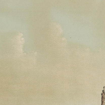 Historische Stadtansicht New York City um 1892