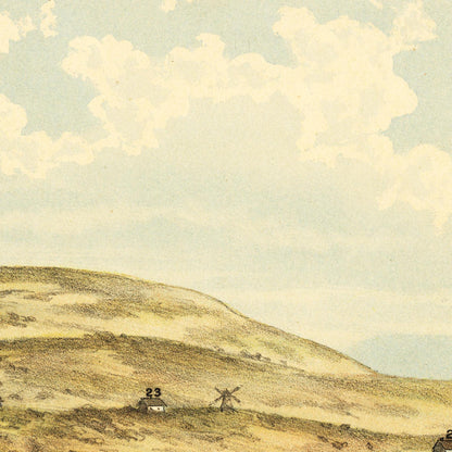 Historical city map  Test product horizontal 3 sizes