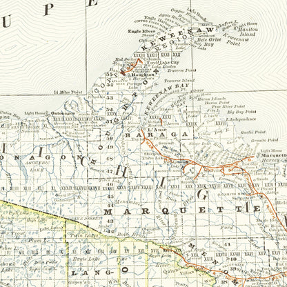 Historical city map  Test product horizontal 3 sizes