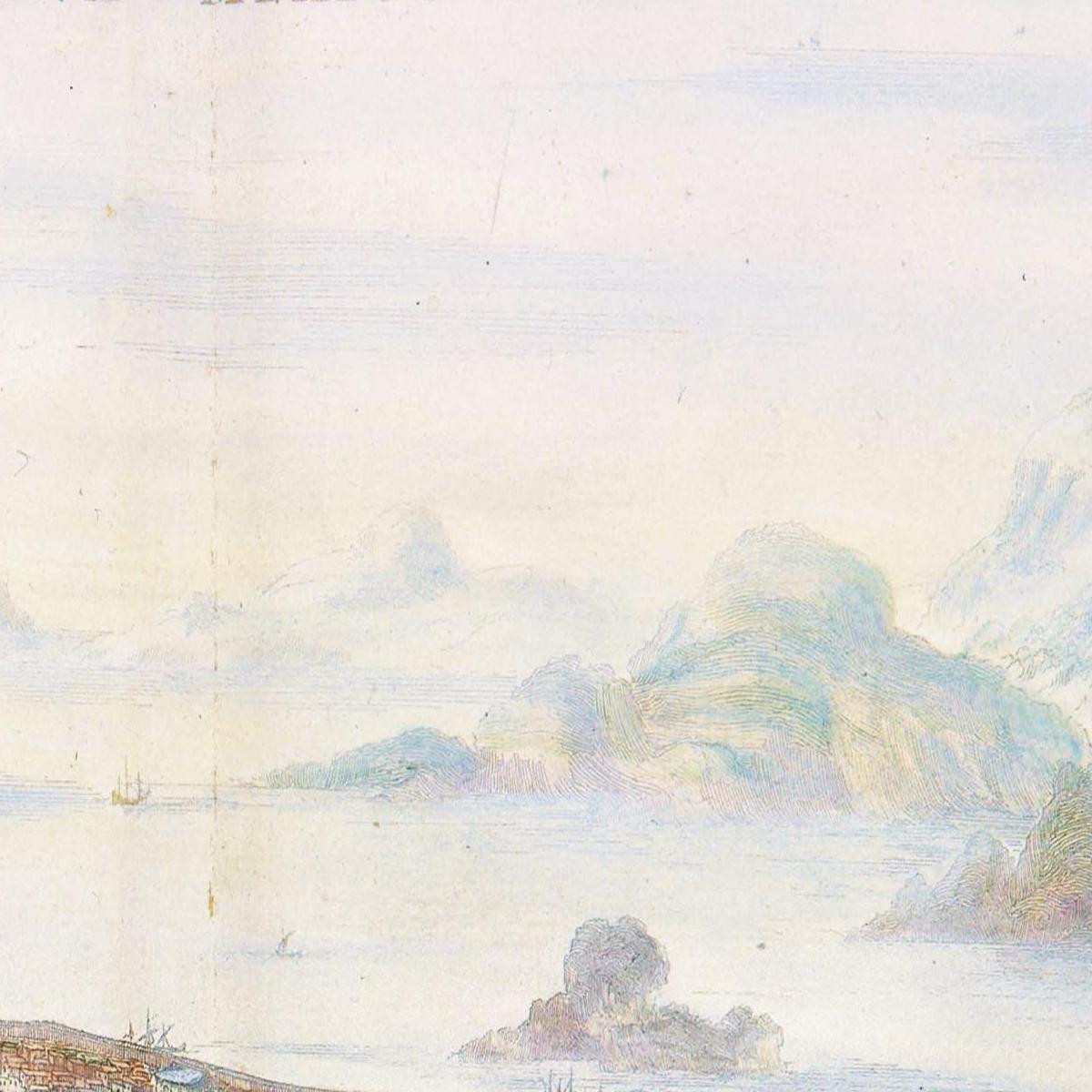 Historical city map  Test product horizontal 3 sizes