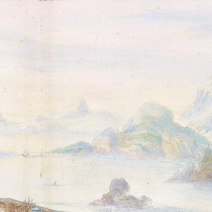 Historical city map  Test product horizontal 3 sizes