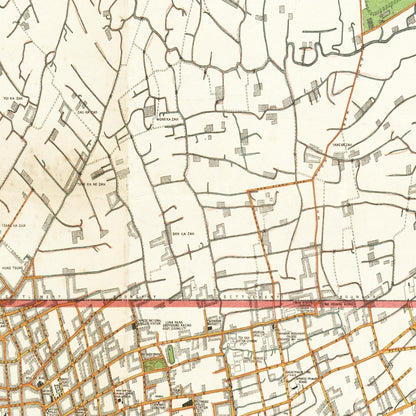 Historical city map  Test product horizontal 3 sizes