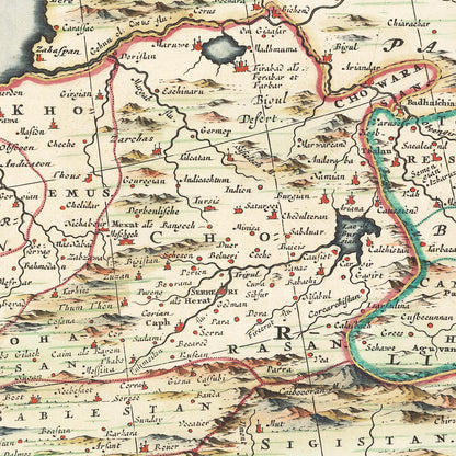 Historical city map  Test product horizontal 3 sizes