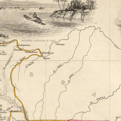 Bolivien & Peru um 1850