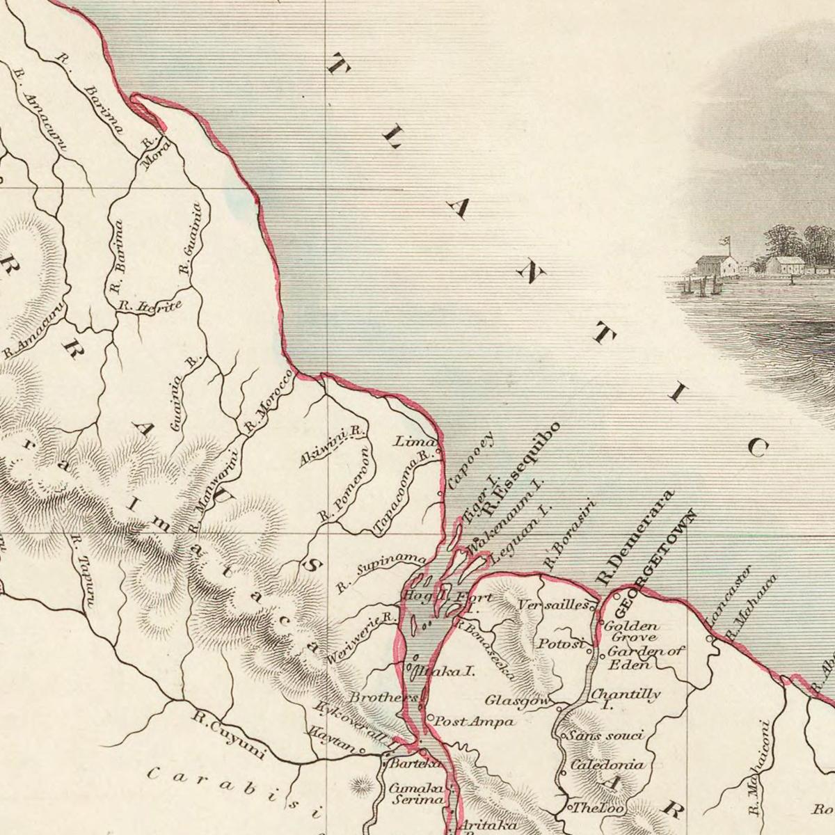 Guyana um 1850
