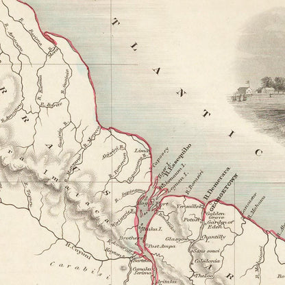 Guyana um 1850