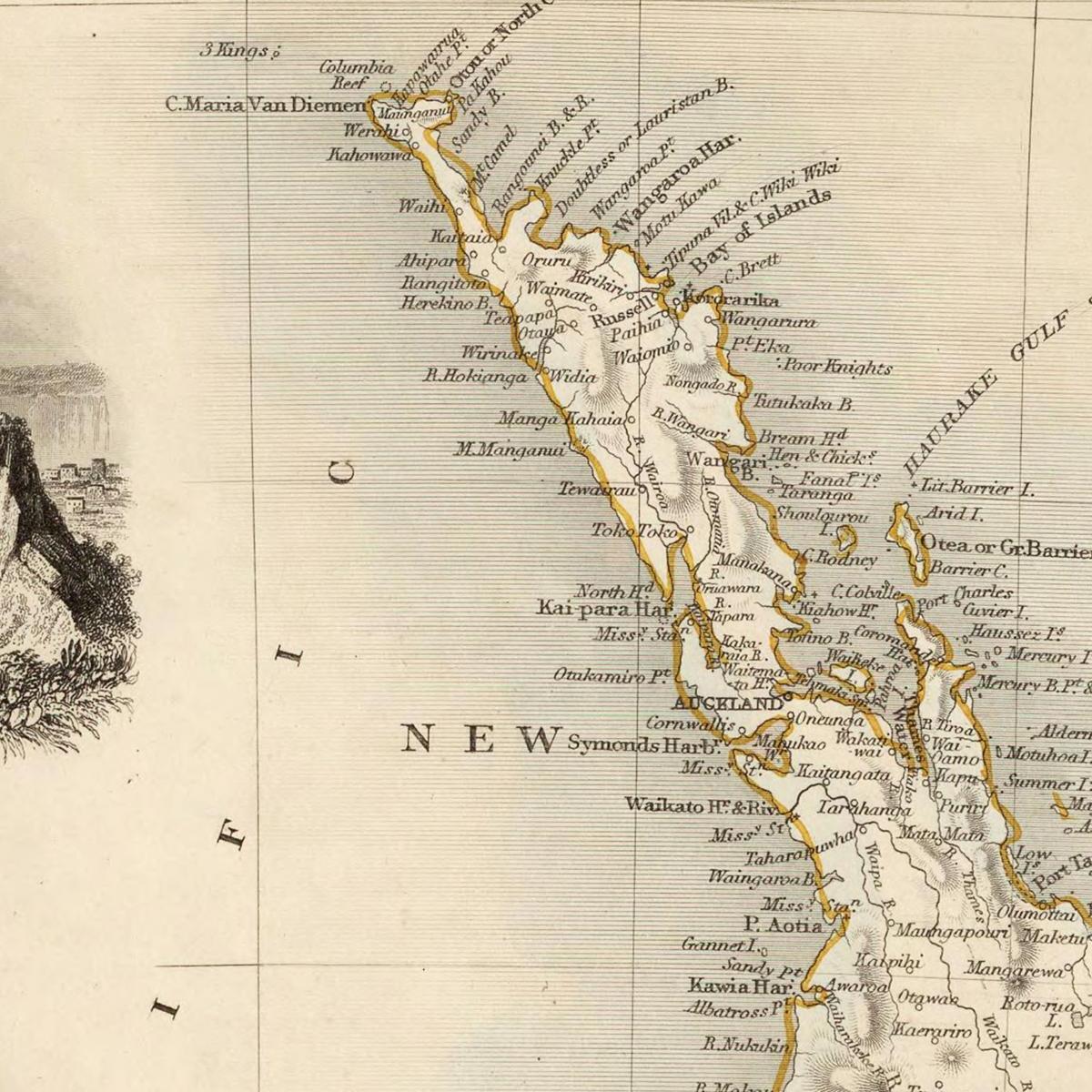 Neuseeland um 1850