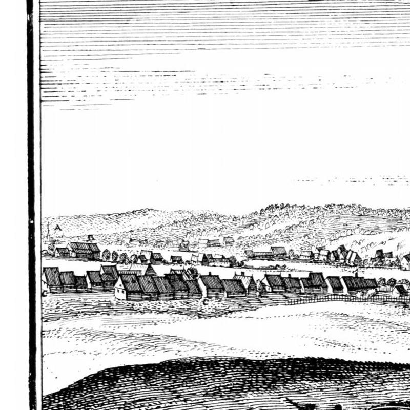 Historical city map  Test product horizontal 3 sizes