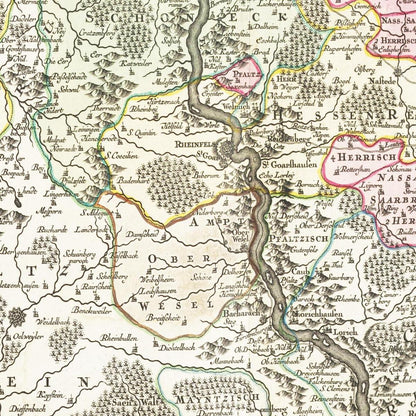 Historical city map  Test product horizontal 3 sizes