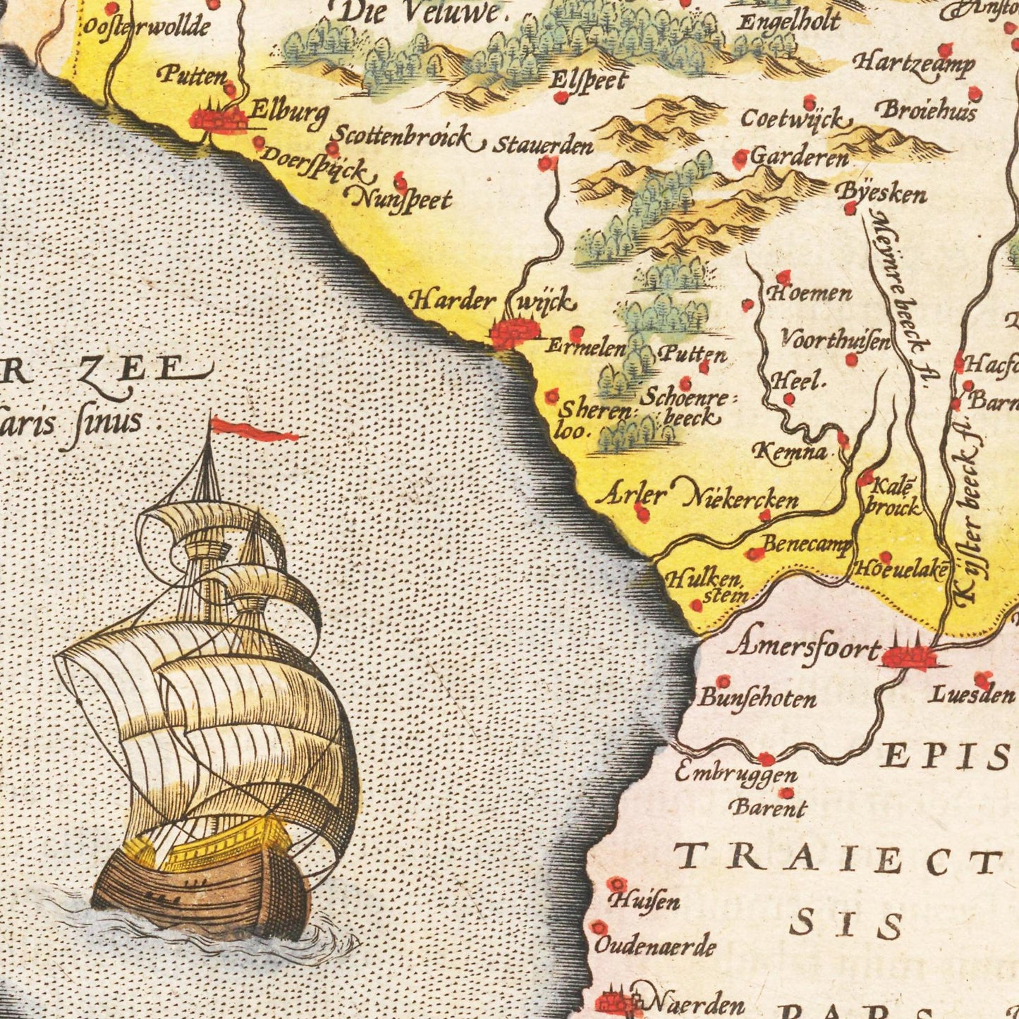 Historical city map  Test product horizontal 3 sizes