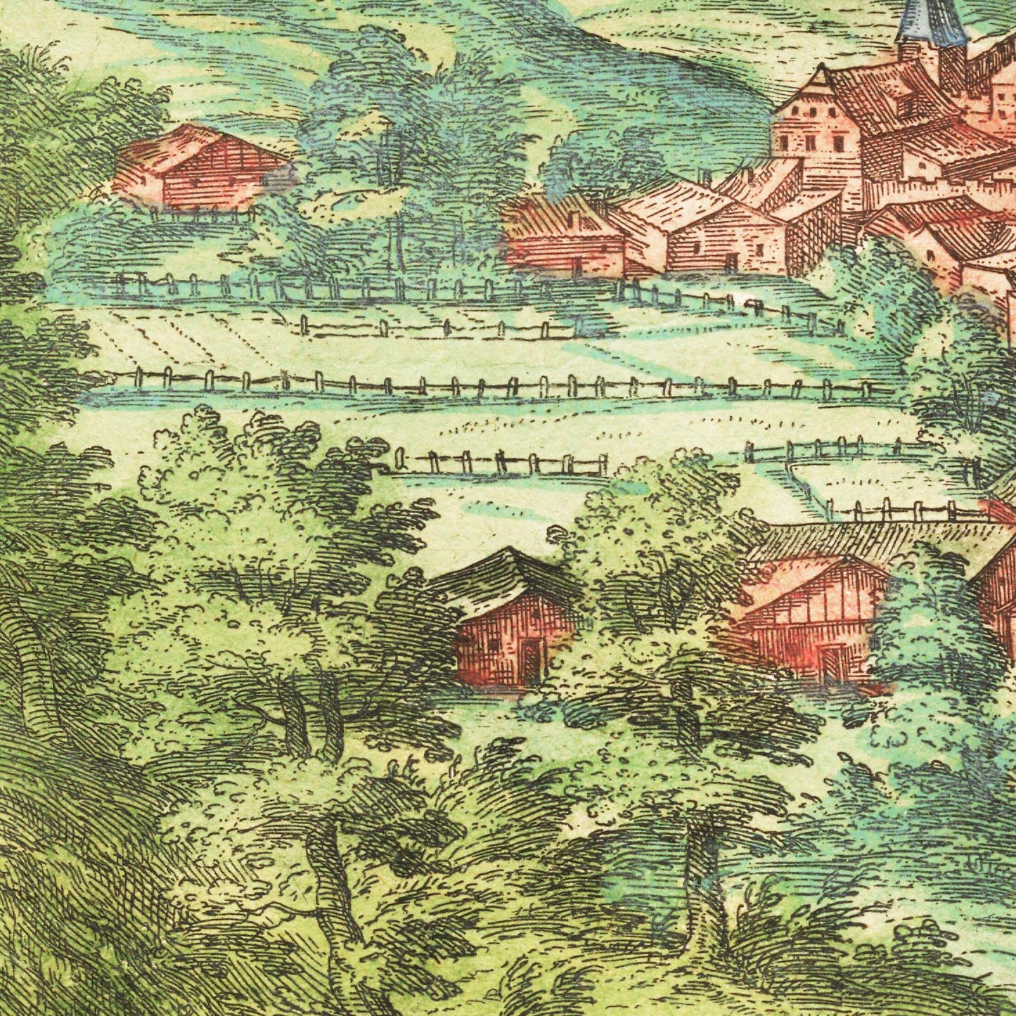 Historical city map  Test product horizontal 3 sizes