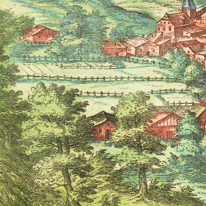 Historical city map  Test product horizontal 3 sizes