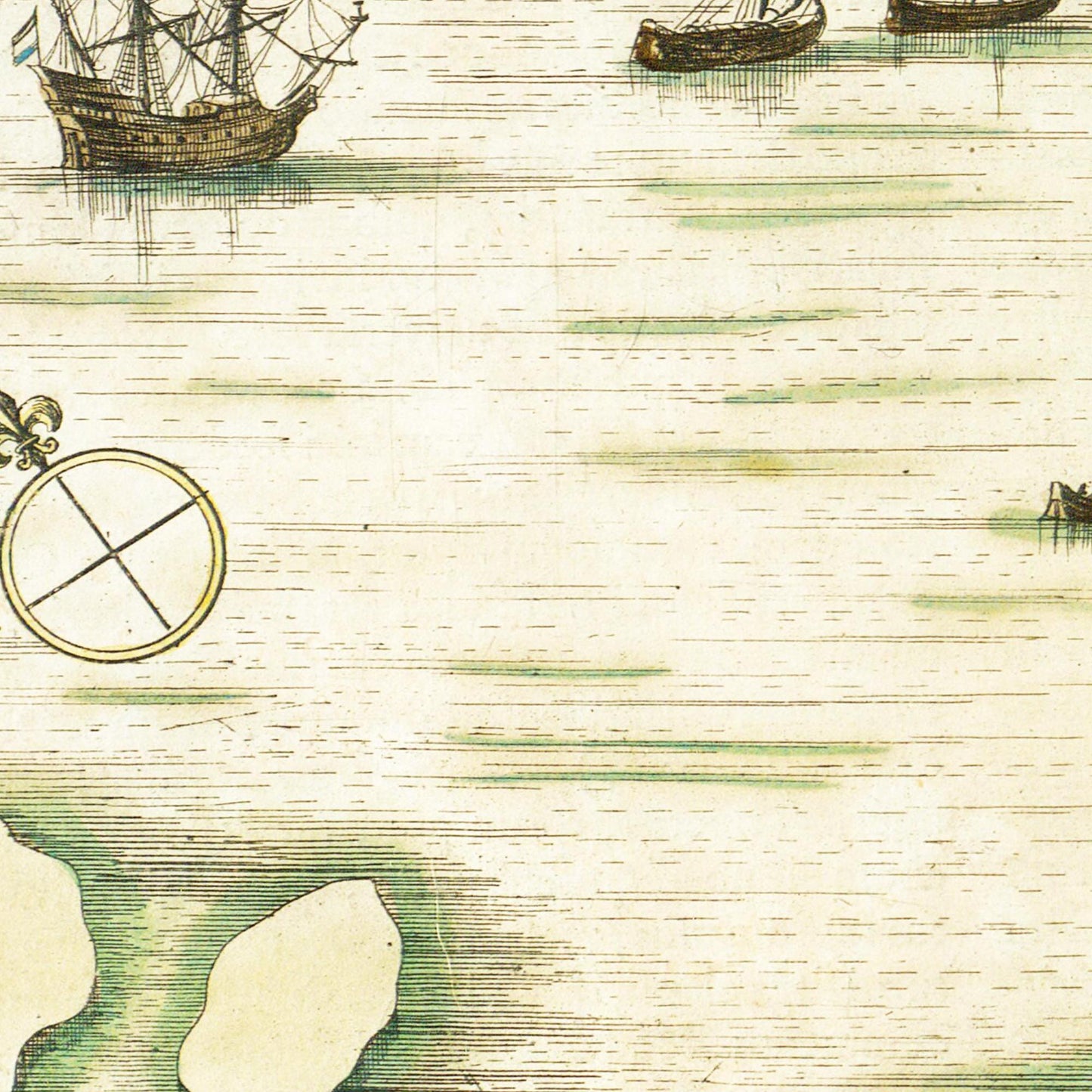 Historical city map  Test product horizontal 3 sizes