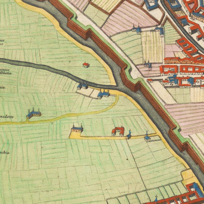 Historical city map  Test product horizontal 3 sizes