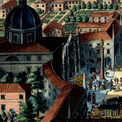 Historical city map  Test product horizontal 3 sizes