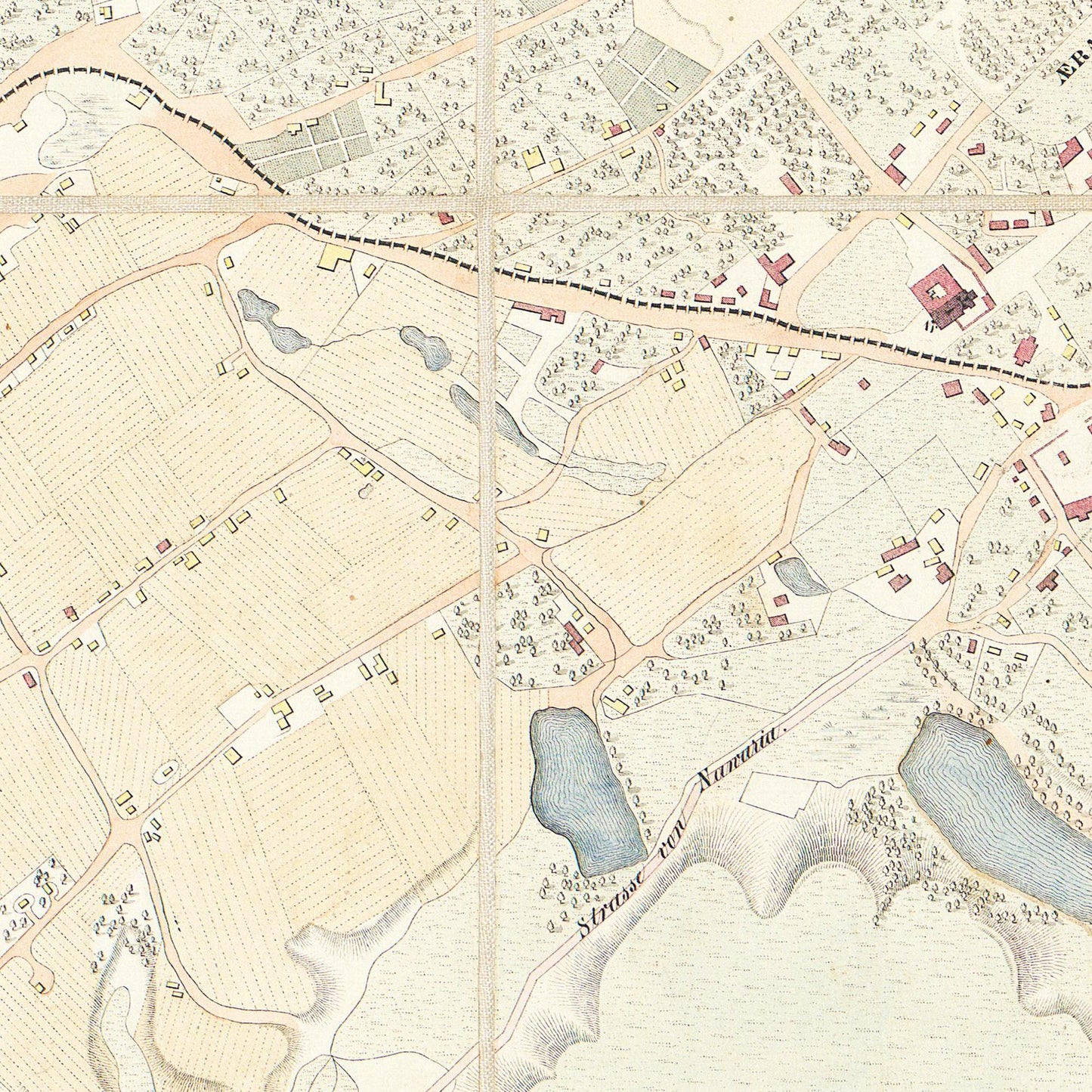 Historical city map  Test product horizontal 3 sizes