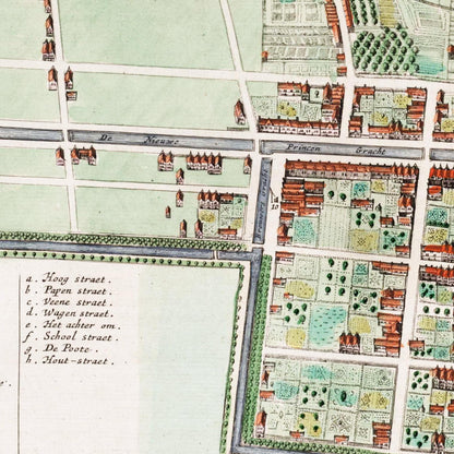 Historical city map  Test product horizontal 3 sizes