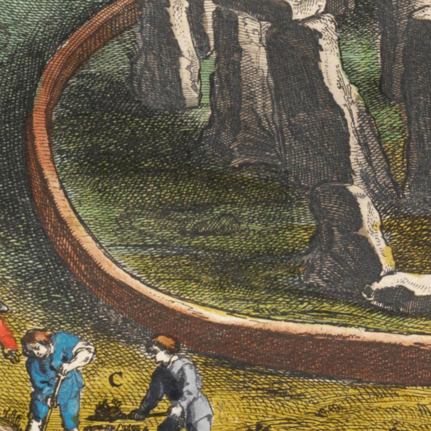 Historical city map  Test product horizontal 3 sizes