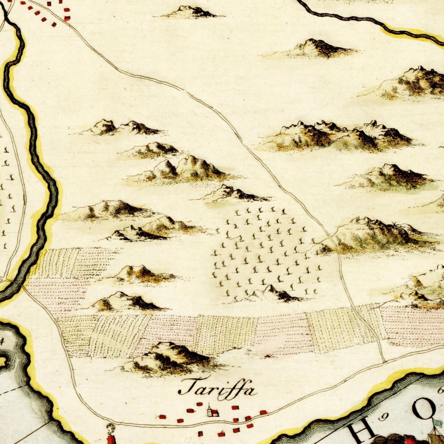 Historical city map  Test product horizontal 3 sizes