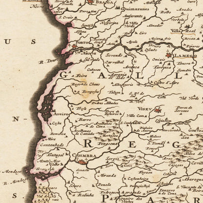 Historical city map  Test product horizontal 3 sizes