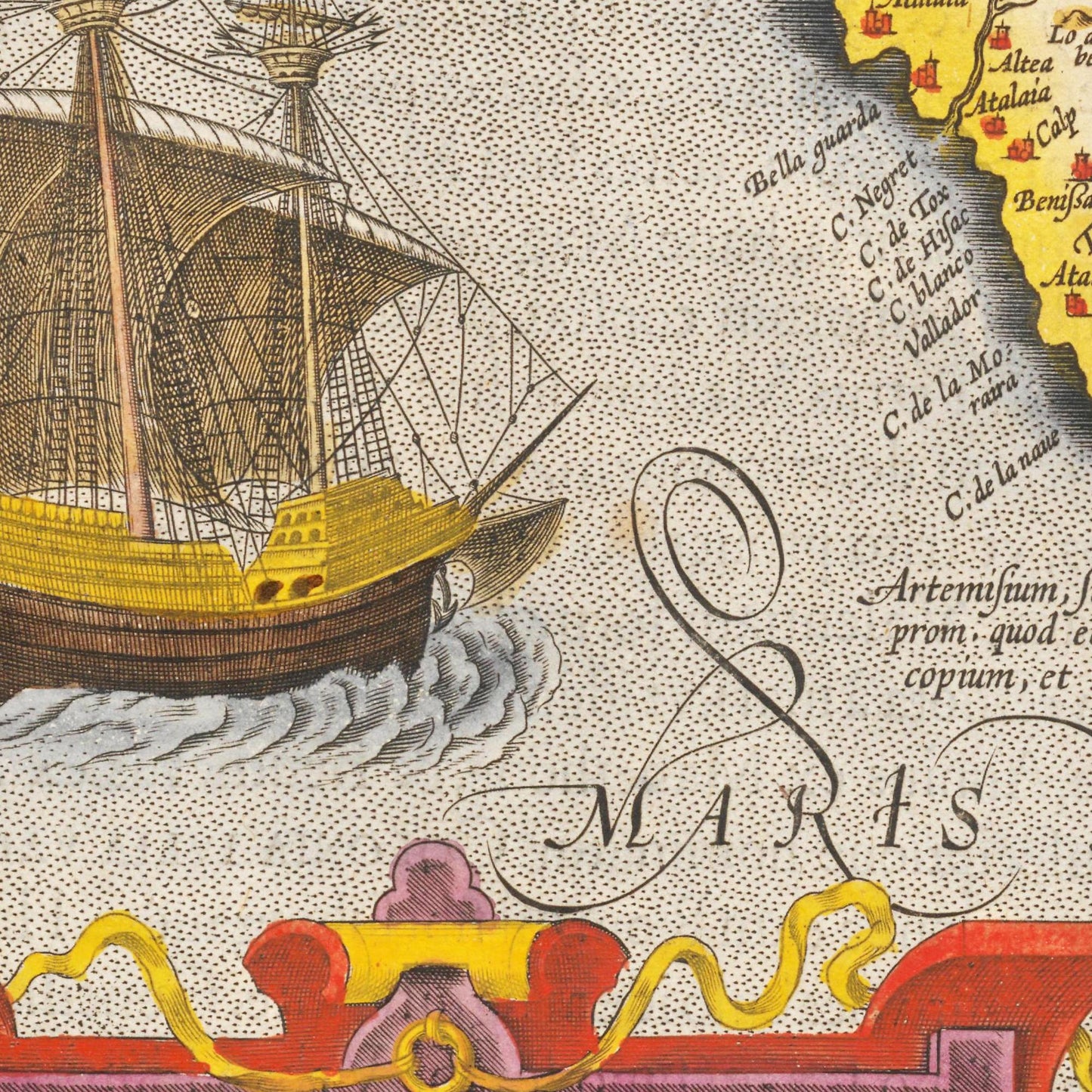 Historical city map  Test product horizontal 3 sizes