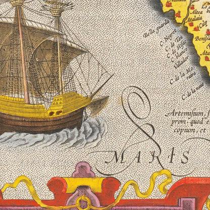 Historical city map  Test product horizontal 3 sizes