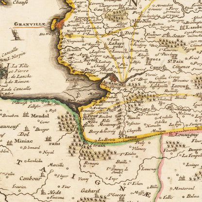 Historical city map  Test product horizontal 3 sizes