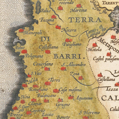 Historical city map  Test product horizontal 3 sizes