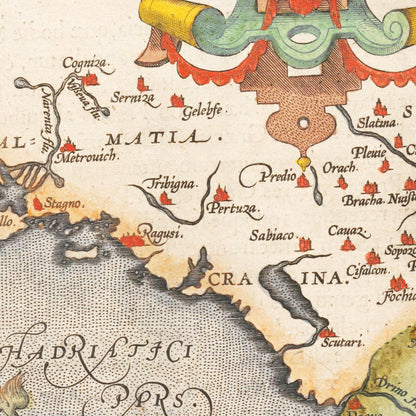 Historical city map  Test product horizontal 3 sizes