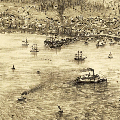 Historical city map  Test product horizontal 3 sizes