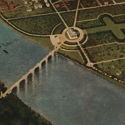 Historical city map  Test product horizontal 3 sizes