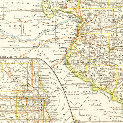 Historical city map  Test product horizontal 3 sizes