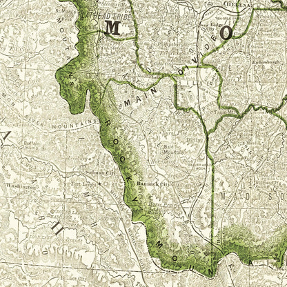 Historical city map  Test product horizontal 3 sizes