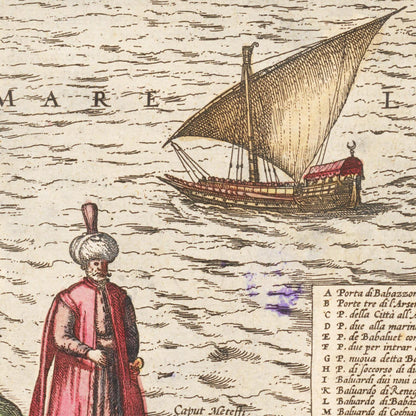 Historical city map  Test product horizontal 3 sizes