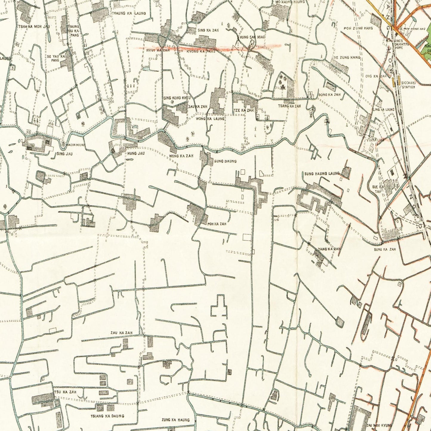 Historical city map  Test product horizontal 3 sizes